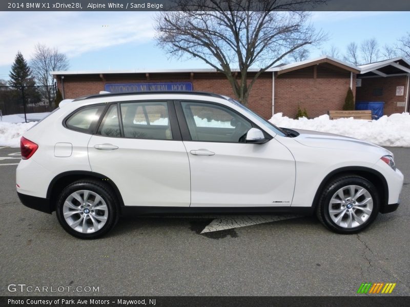 Alpine White / Sand Beige 2014 BMW X1 xDrive28i