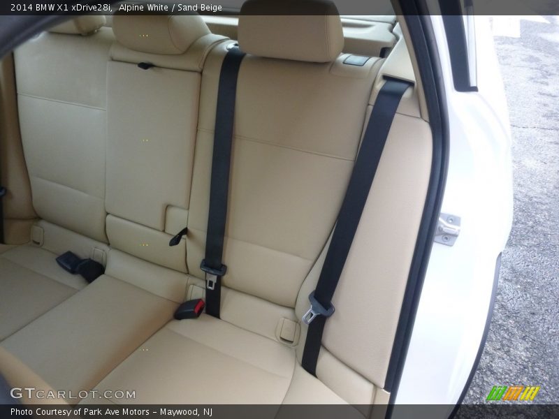 Alpine White / Sand Beige 2014 BMW X1 xDrive28i