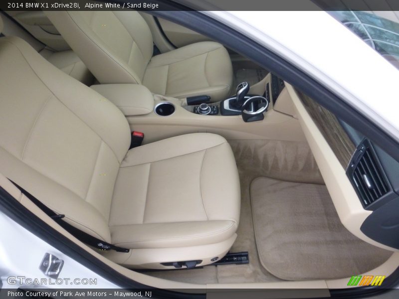 Alpine White / Sand Beige 2014 BMW X1 xDrive28i