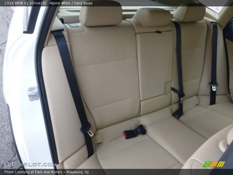 Alpine White / Sand Beige 2014 BMW X1 xDrive28i