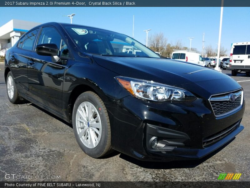 Crystal Black Silica / Black 2017 Subaru Impreza 2.0i Premium 4-Door