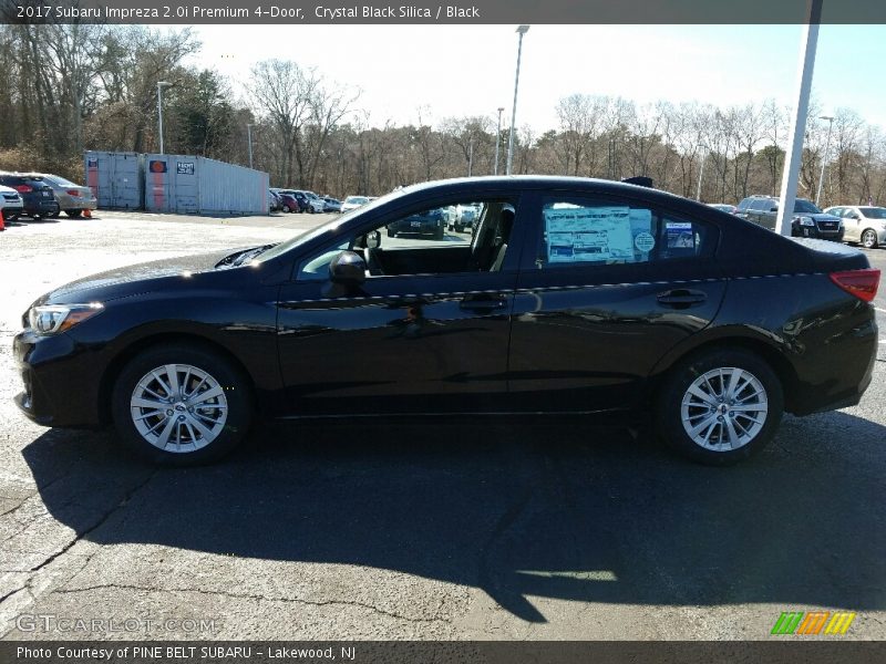 Crystal Black Silica / Black 2017 Subaru Impreza 2.0i Premium 4-Door