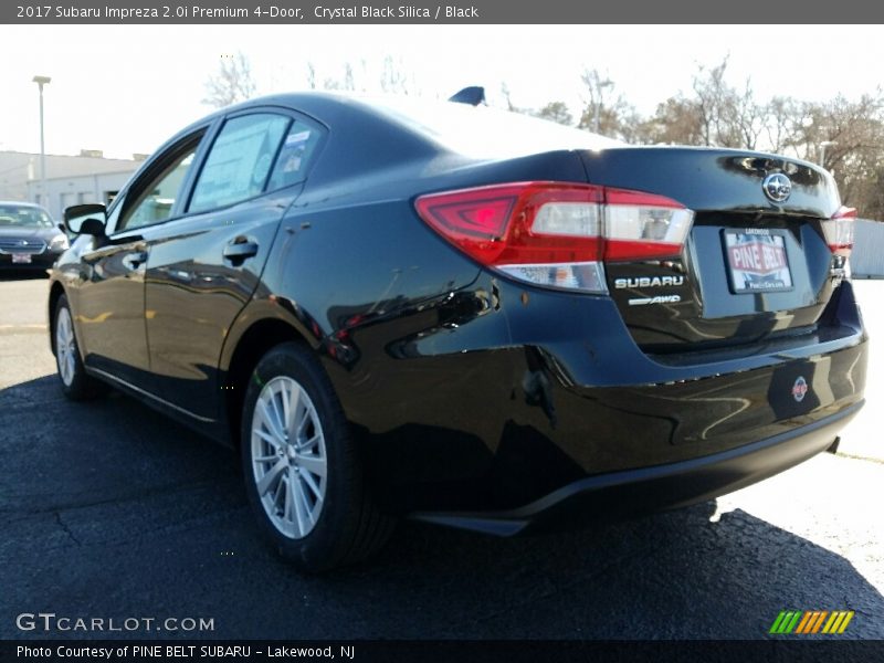 Crystal Black Silica / Black 2017 Subaru Impreza 2.0i Premium 4-Door