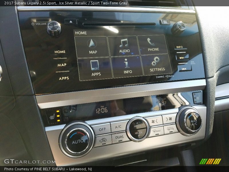 Ice Silver Metallic / Sport Two-Tone Gray 2017 Subaru Legacy 2.5i Sport