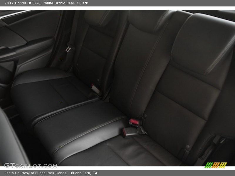 White Orchid Pearl / Black 2017 Honda Fit EX-L