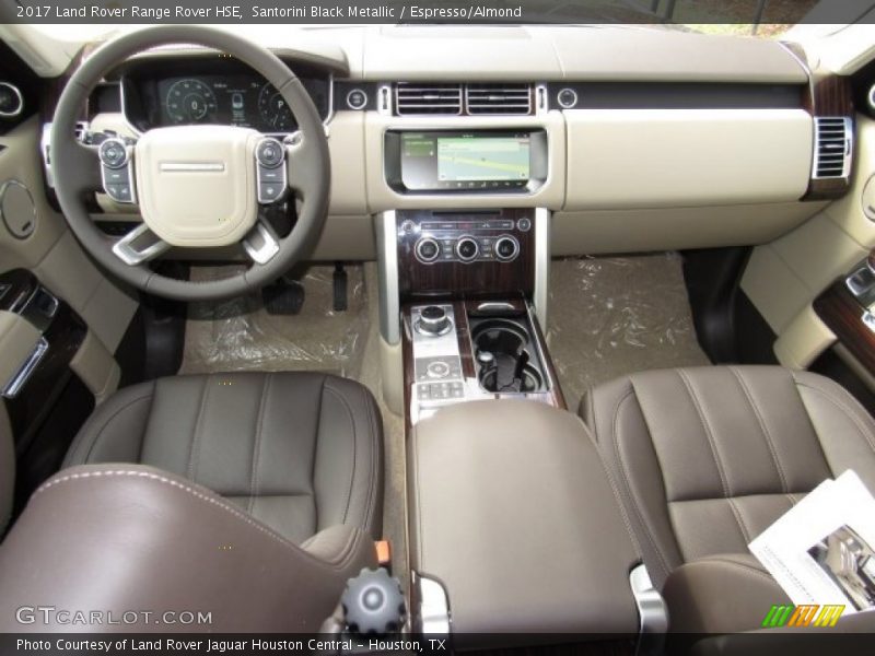 Front Seat of 2017 Range Rover HSE