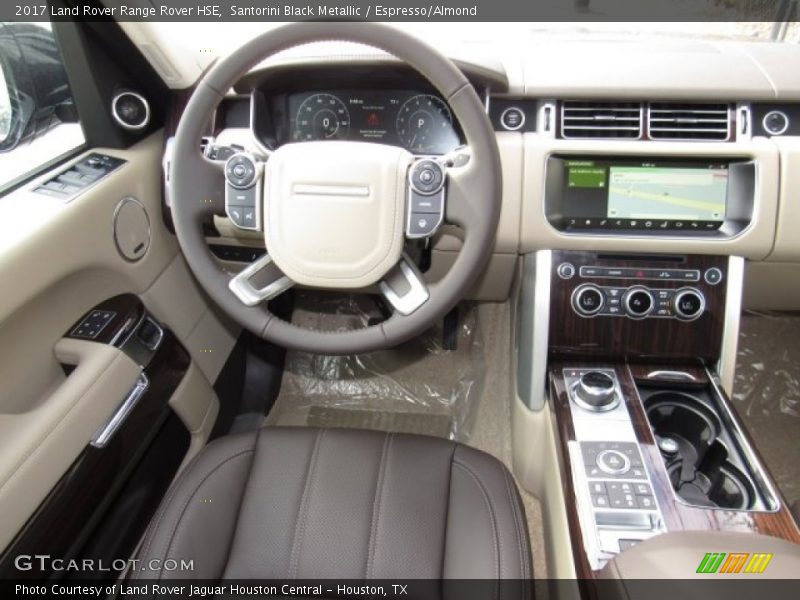 Dashboard of 2017 Range Rover HSE