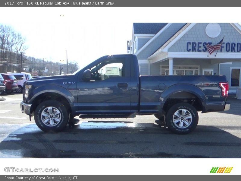 Blue Jeans / Earth Gray 2017 Ford F150 XL Regular Cab 4x4