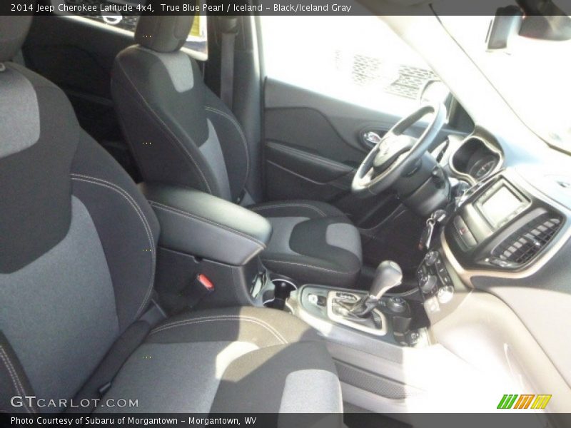 True Blue Pearl / Iceland - Black/Iceland Gray 2014 Jeep Cherokee Latitude 4x4