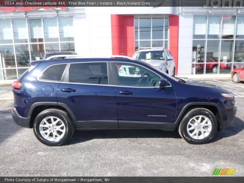 True Blue Pearl / Iceland - Black/Iceland Gray 2014 Jeep Cherokee Latitude 4x4