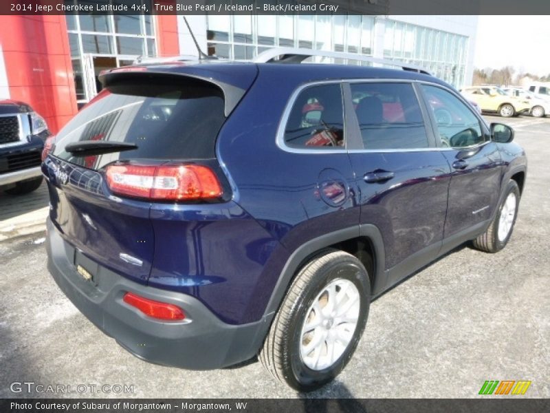 True Blue Pearl / Iceland - Black/Iceland Gray 2014 Jeep Cherokee Latitude 4x4