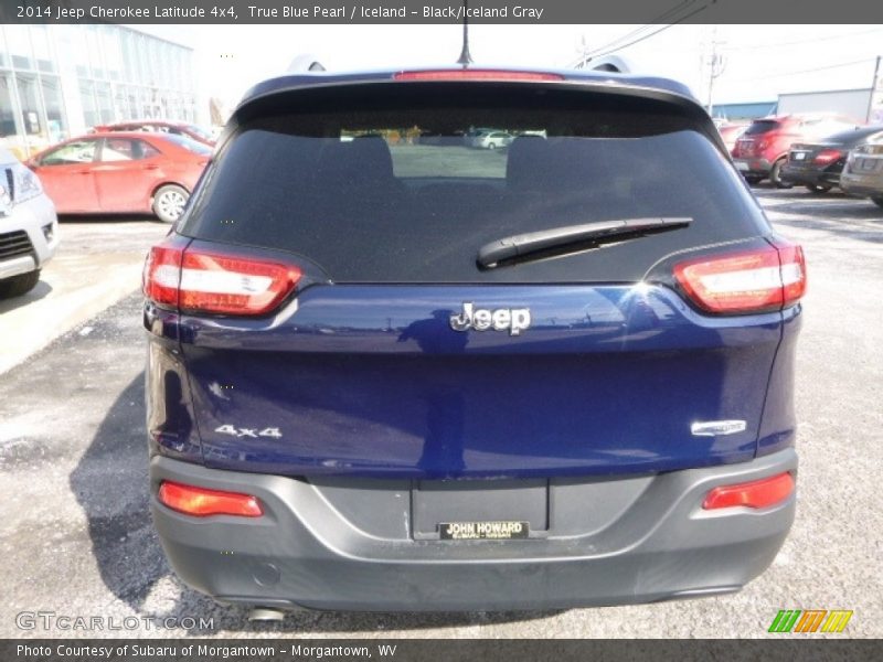 True Blue Pearl / Iceland - Black/Iceland Gray 2014 Jeep Cherokee Latitude 4x4