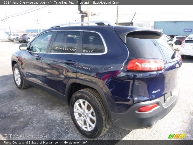 True Blue Pearl / Iceland - Black/Iceland Gray 2014 Jeep Cherokee Latitude 4x4