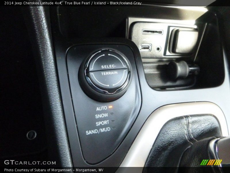True Blue Pearl / Iceland - Black/Iceland Gray 2014 Jeep Cherokee Latitude 4x4