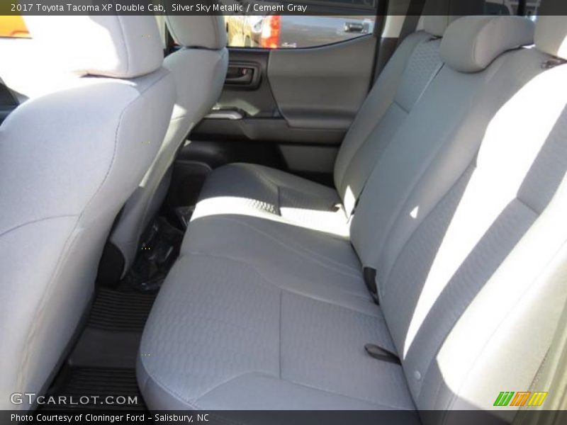 Silver Sky Metallic / Cement Gray 2017 Toyota Tacoma XP Double Cab