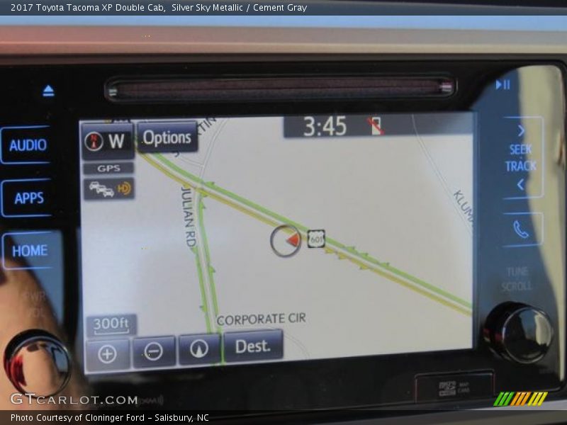 Navigation of 2017 Tacoma XP Double Cab