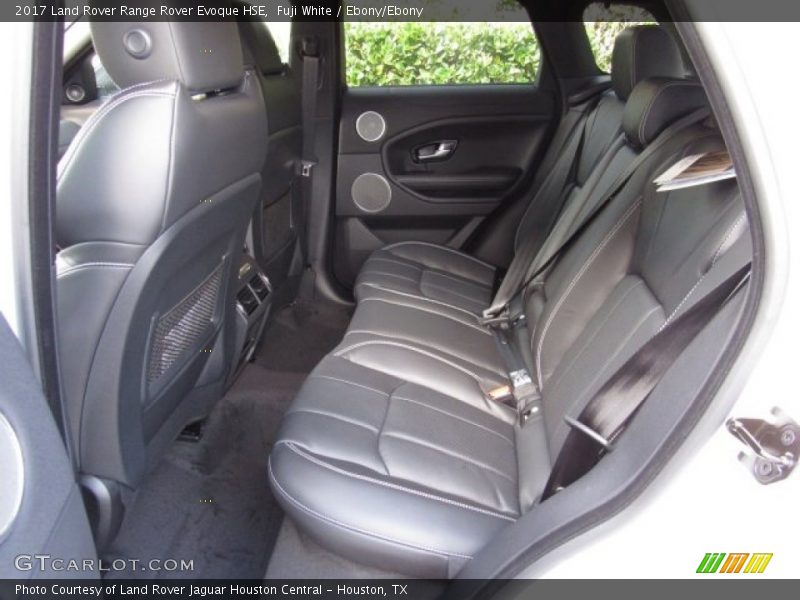 Rear Seat of 2017 Range Rover Evoque HSE