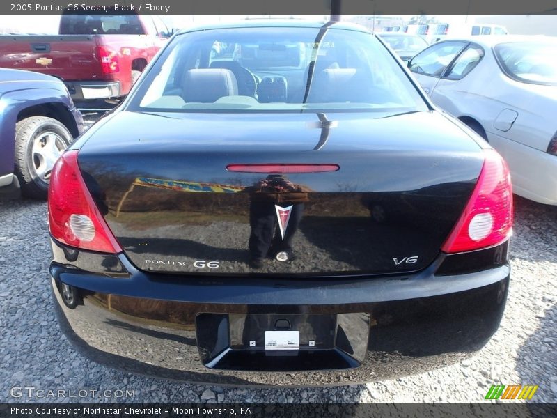 Black / Ebony 2005 Pontiac G6 Sedan