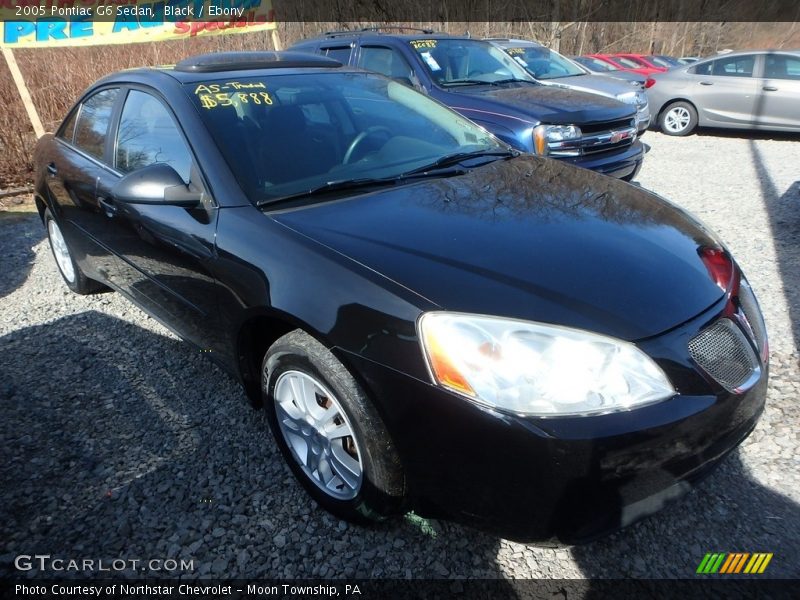 Black / Ebony 2005 Pontiac G6 Sedan