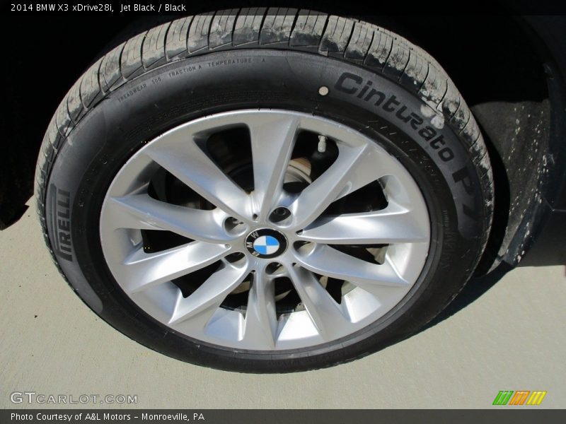 Jet Black / Black 2014 BMW X3 xDrive28i