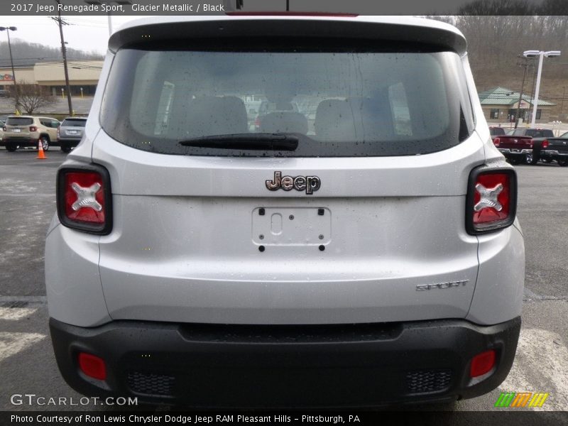 Glacier Metallic / Black 2017 Jeep Renegade Sport