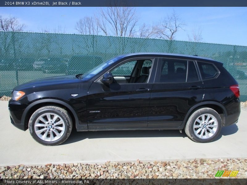 Jet Black / Black 2014 BMW X3 xDrive28i