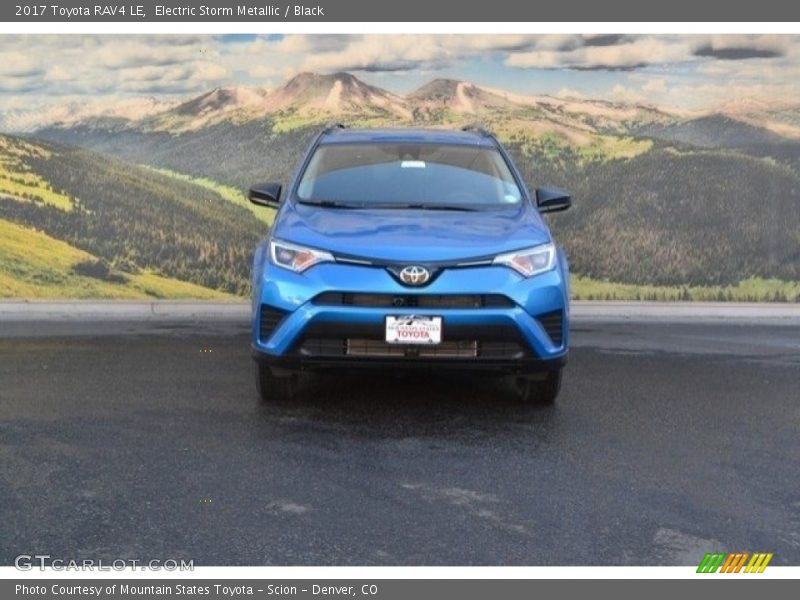 Electric Storm Metallic / Black 2017 Toyota RAV4 LE
