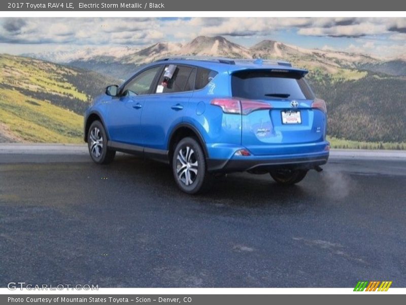 Electric Storm Metallic / Black 2017 Toyota RAV4 LE