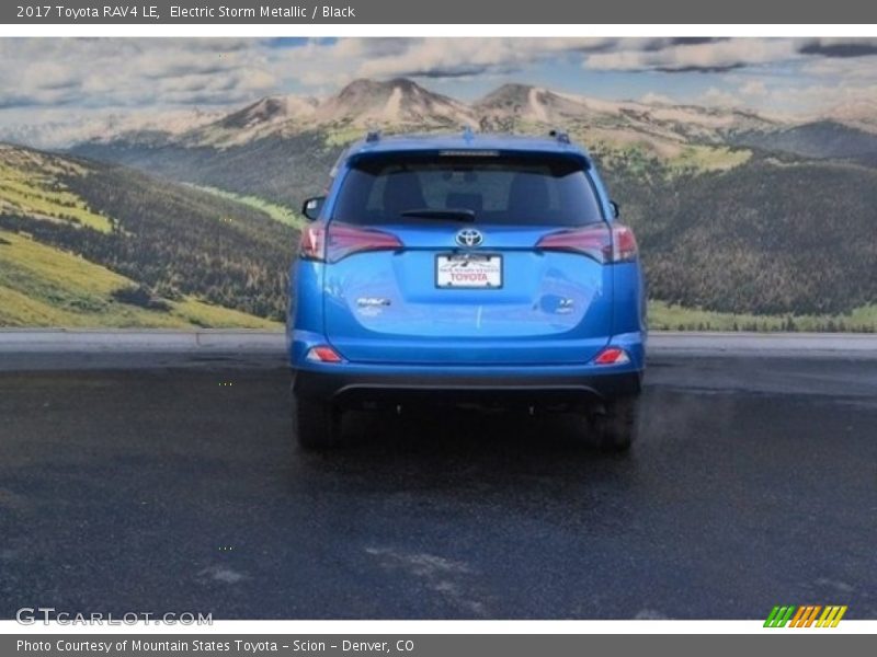 Electric Storm Metallic / Black 2017 Toyota RAV4 LE