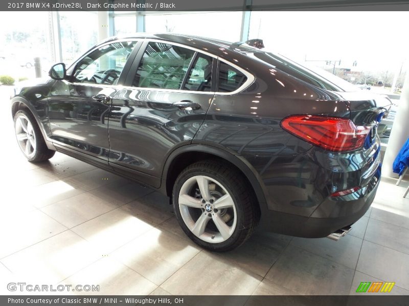 Dark Graphite Metallic / Black 2017 BMW X4 xDrive28i