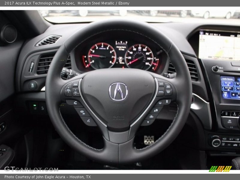 Modern Steel Metallic / Ebony 2017 Acura ILX Technology Plus A-Spec