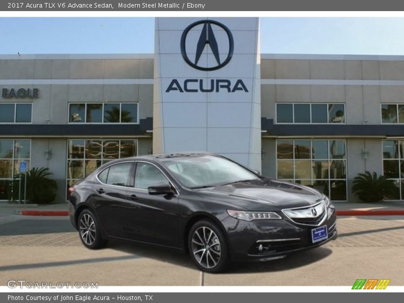 Modern Steel Metallic / Ebony 2017 Acura TLX V6 Advance Sedan