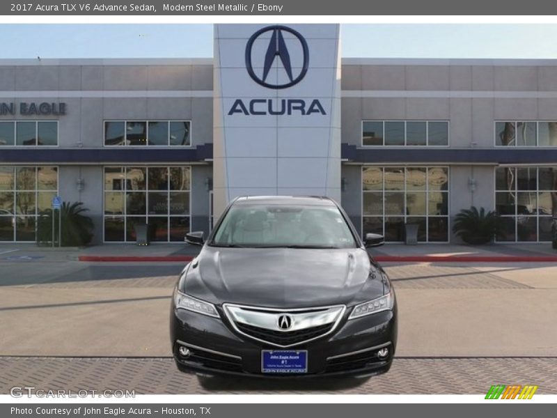 Modern Steel Metallic / Ebony 2017 Acura TLX V6 Advance Sedan