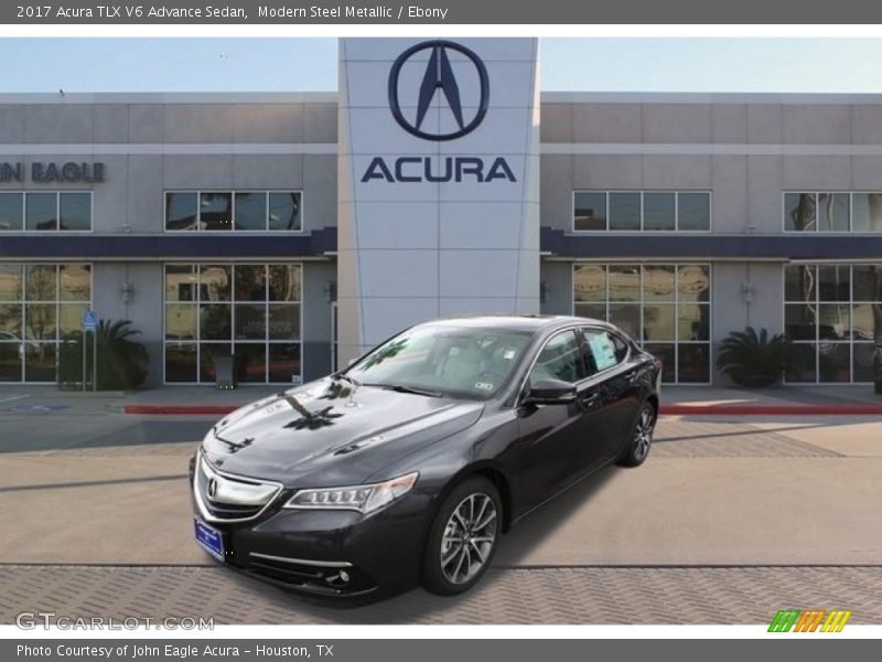 Modern Steel Metallic / Ebony 2017 Acura TLX V6 Advance Sedan