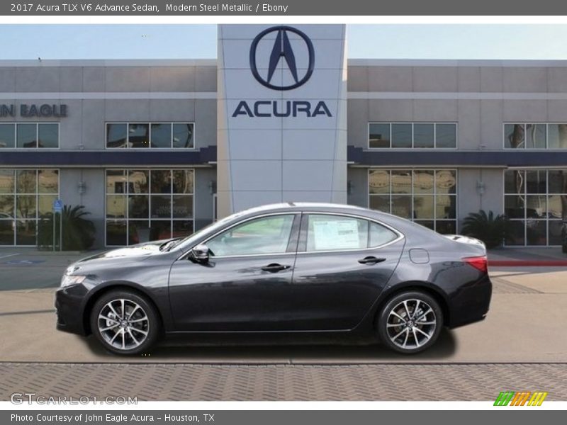 Modern Steel Metallic / Ebony 2017 Acura TLX V6 Advance Sedan