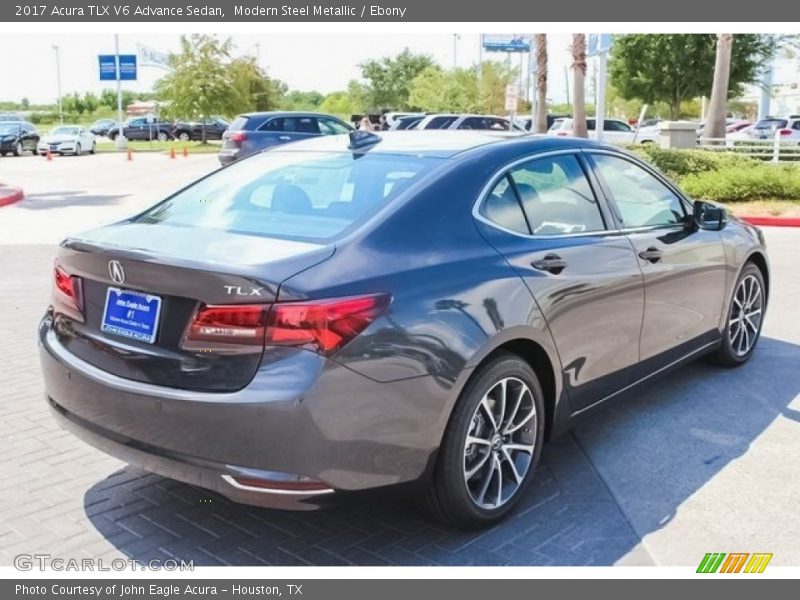 Modern Steel Metallic / Ebony 2017 Acura TLX V6 Advance Sedan
