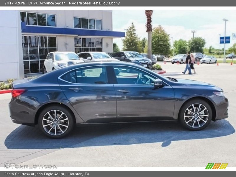 Modern Steel Metallic / Ebony 2017 Acura TLX V6 Advance Sedan