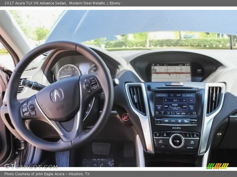 Modern Steel Metallic / Ebony 2017 Acura TLX V6 Advance Sedan