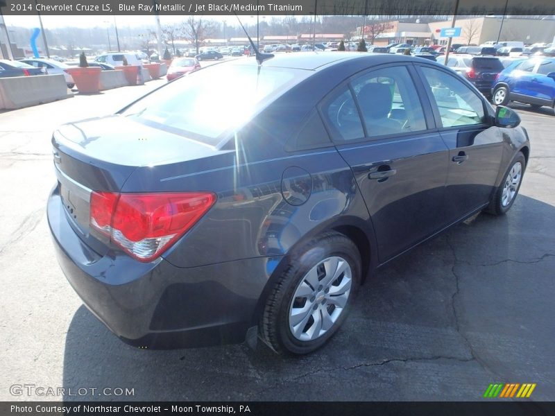 Blue Ray Metallic / Jet Black/Medium Titanium 2014 Chevrolet Cruze LS