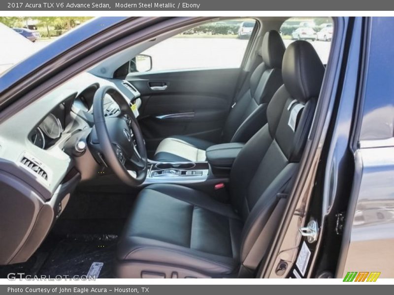 Modern Steel Metallic / Ebony 2017 Acura TLX V6 Advance Sedan