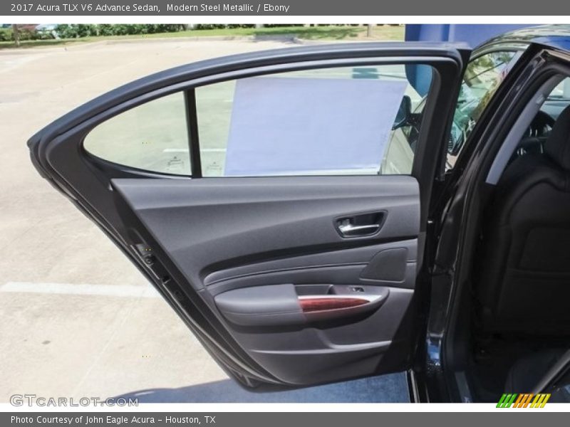 Modern Steel Metallic / Ebony 2017 Acura TLX V6 Advance Sedan