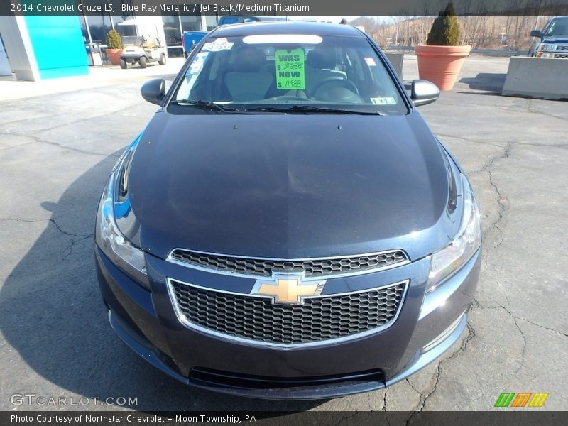 Blue Ray Metallic / Jet Black/Medium Titanium 2014 Chevrolet Cruze LS