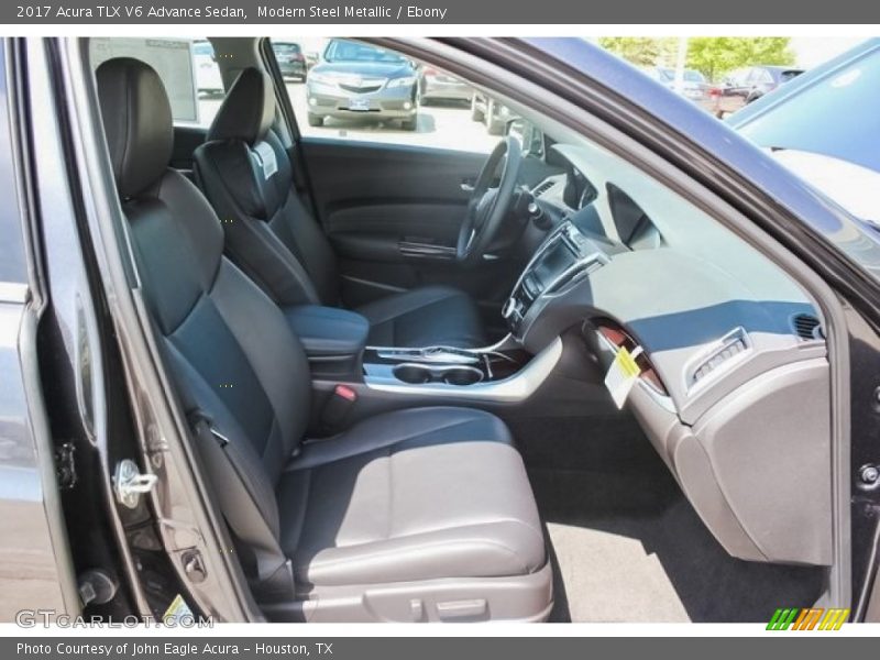 Modern Steel Metallic / Ebony 2017 Acura TLX V6 Advance Sedan