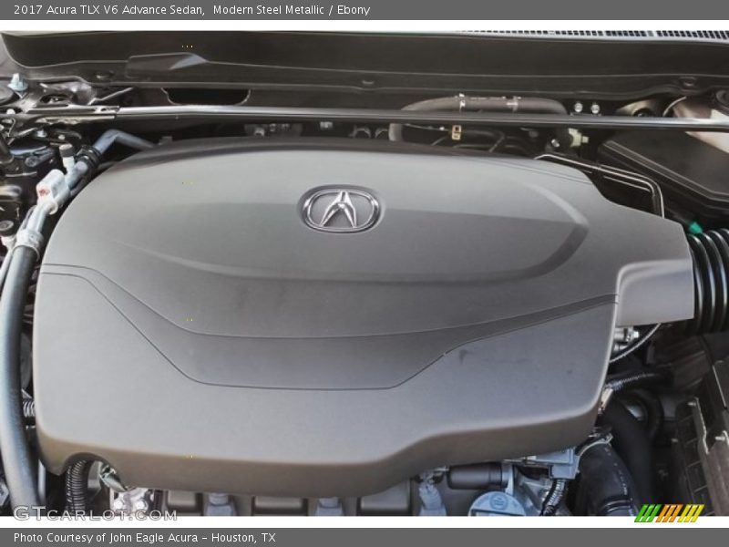 Modern Steel Metallic / Ebony 2017 Acura TLX V6 Advance Sedan
