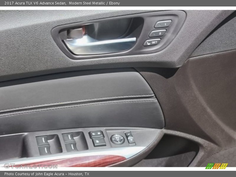 Modern Steel Metallic / Ebony 2017 Acura TLX V6 Advance Sedan