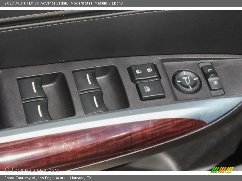 Modern Steel Metallic / Ebony 2017 Acura TLX V6 Advance Sedan