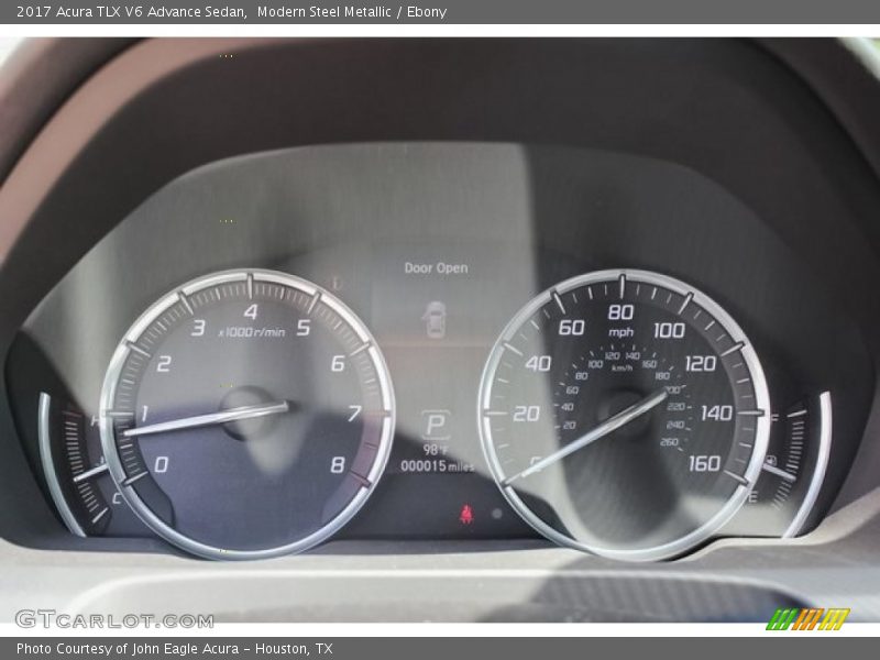 Modern Steel Metallic / Ebony 2017 Acura TLX V6 Advance Sedan