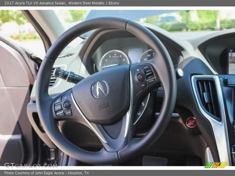 Modern Steel Metallic / Ebony 2017 Acura TLX V6 Advance Sedan