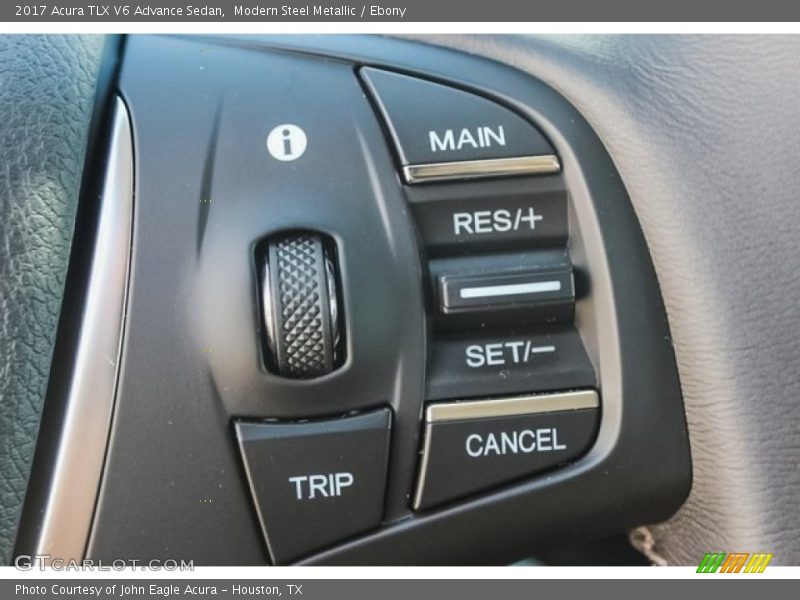 Modern Steel Metallic / Ebony 2017 Acura TLX V6 Advance Sedan