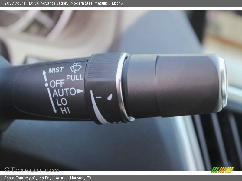 Modern Steel Metallic / Ebony 2017 Acura TLX V6 Advance Sedan